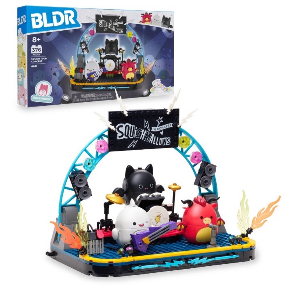 BLDR Squishmallows Squish Tour Concert Building Set - 375pc